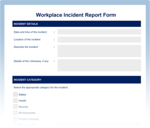 Workplace Incident Report Template (Free) - Word, PDF, and Excel ...