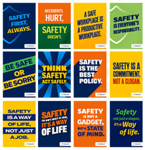 Free Safety Slogan Posters – Download & Print | Safety Message of the Day