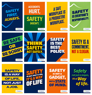 Free Safety Slogan Posters – Download & Print | Safety Message of the Day